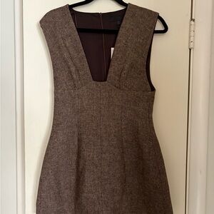 Zara Brown Mini Dress
